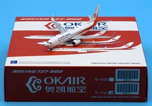 JC Wings 1:400 OK Air Special Nose Boeing B737-800 Diecast Aircraft Model B-1732 - Picture 1 of 13