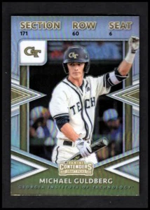 Biglietti 2020 Elite Extra Edition OptiChrome College Holo #CT-MG Michael Guldberg - Foto 1 di 2