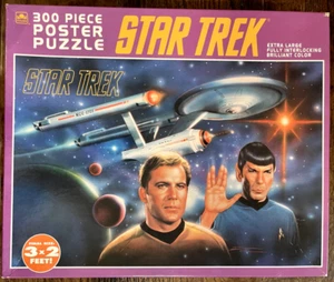 STAR TREK 300 PIECE POSTER PUZZLE, New Open Box, Complete - Picture 1 of 2
