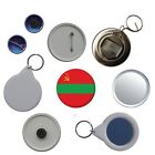 Transnistria State Flag Pin Button Badge Magnet Keyring Bottle Opener Mirror