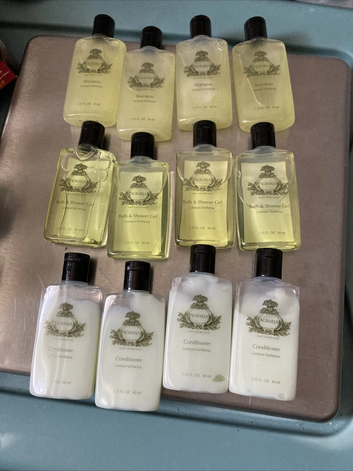 Agraria лимон вербена дорожный размер туалетные принадлежности шампунь кондиционер гель для душа 1,35 - Изображение 1 из 4