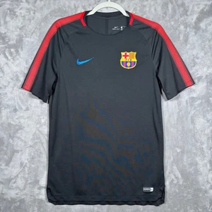 Nike FC Barcelona 2017/18 Training Fußball Trikot Schwarz Rot Medium - Bild 1 von 8