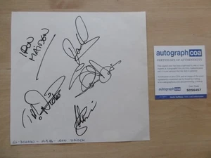 Iron Maiden Autogramme signed 18x19 cm Albumblatt ACOA - Picture 1 of 3
