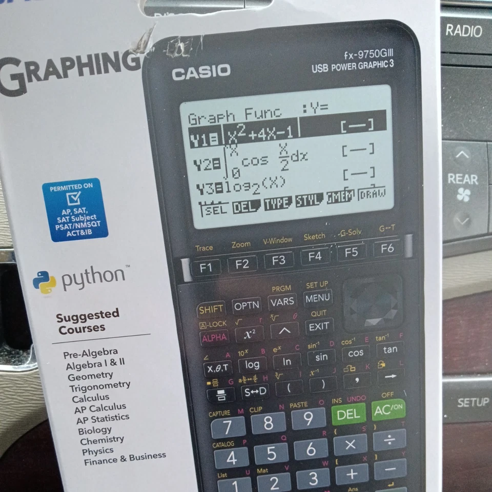 Casio FX-9750GIII Graphing Calculator Python Text Book Display BRAND NEW - Image 1 of 1