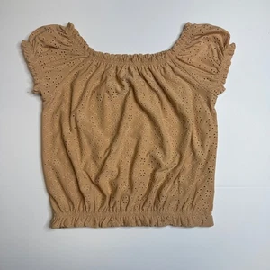 Amy Byer Girls Top and Skirt L 14 Style Tan - Picture 1 of 12