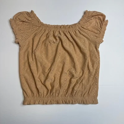 Amy Byer Girls Top and Skirt L 14 Style Tan - Image 1 of 4