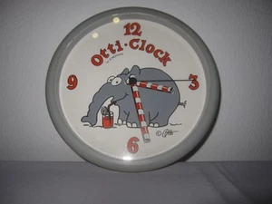 Wanduhr Otti-Clock by Junghans (Otto,Ottifant) – Zifferblattabdeckung defekt - Bild 1 von 5