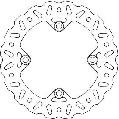 Moto-Master Nitro Brake Rotor Rear Husqvarna TC 250 TE 449 CR 125 110405-PU - Image 1 of 4