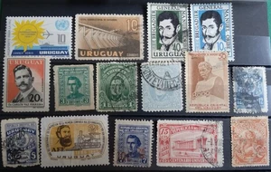 URUGUAY - 1959 - N643 - N644 - N645 - N646 - N647 - 1961 - N671 - N672-N673-USED - Picture 1 of 1