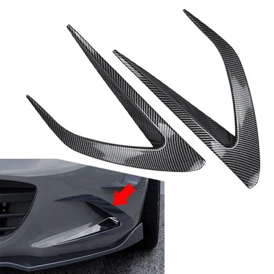 Front Bumper Side Air Vent Trims For Mazda MX-5 ND Miata 2016-2025 Carbon Black - Image 1 of 4