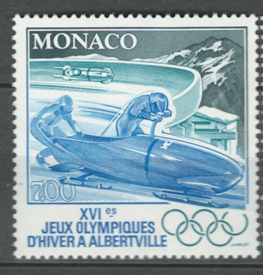 MONACO EUROPE FRANCE WINTER GAMES OLYMPICS SAPPORO 1972 MNH STAMP LOT (MON 182) - Image 1 of 1
