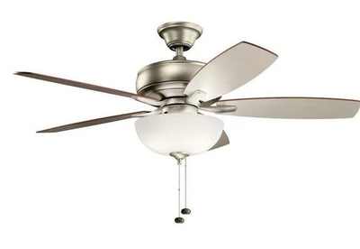 Kichler 330347-NI Terra Select 52 英寸吊扇风扇拉丝镍 — 第 1/4 张图片
