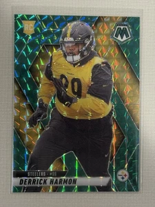 2025 Panini Mosaic Derrick Harmon #327 Green Mosaic Prizm (RC) Steelers - Picture 1 of 2