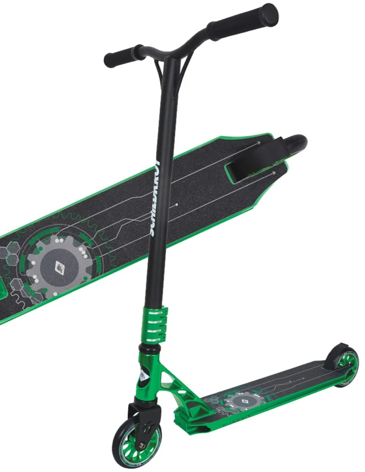 Tretroller Stunt Scooter Flipwhip Hydro Green SCHILDKRÖT 510403 (4000885104035)