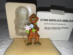 Christmas on Sesame Street 1992 Grolier Ornament -- Sherlock Hemlock #26232 017 - Picture 1 of 5