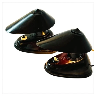 Couple Lamps Table Bakelite D’Period Elektrovist Mod 11641 Czechoslovakia 30 - Image 1 of 4