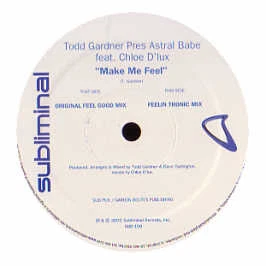 Todd Gardner Pres. Astral Babe - Make Me Feel - USA 12" Vinyl - 2005 - Sublim... - Image 1 of 1