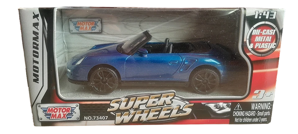 Modellino auto pressofuso MotorMax BMW X5 E53 Sport blu scala 1 43 da 4 pollici