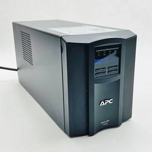 APC Smart-UPS 1000 Line Interactive 1000VA 8-Outlet SMT1000 w/2*RBC Batteries - Picture 1 of 9