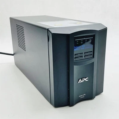 APC Smart-UPS 1000 Line Interactive 1000VA 8-Outlet SMT1000 w/2*RBC Batteries - Image 1 of 4