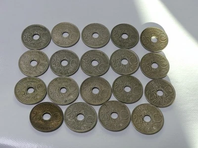 Lot de 19 pièces de 25 cent  Lindauer. Toutes différentes  - Photo 1/2
