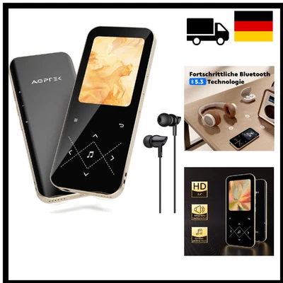 Bluetooth 5.3 HiFi MP3-Player | 2,4 Zoll TFT Bildschirm | TF-Karte 128GB - Bild 1 von 4