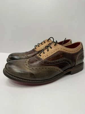 BED STU Feminino Lita Cadarço Oxford Série Cobbler Multicolor Rústico Tamanho 7 - Imagem 1 de 4