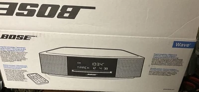 Bose Wave Music System IV CDRadio Platinum Silver 737251-1310: NEW + BT Adaptor - Image 1 of 4