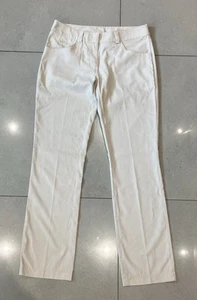 Nike Golf Trousers Dri-fit Beige Womens uk 8 - Picture 1 of 5