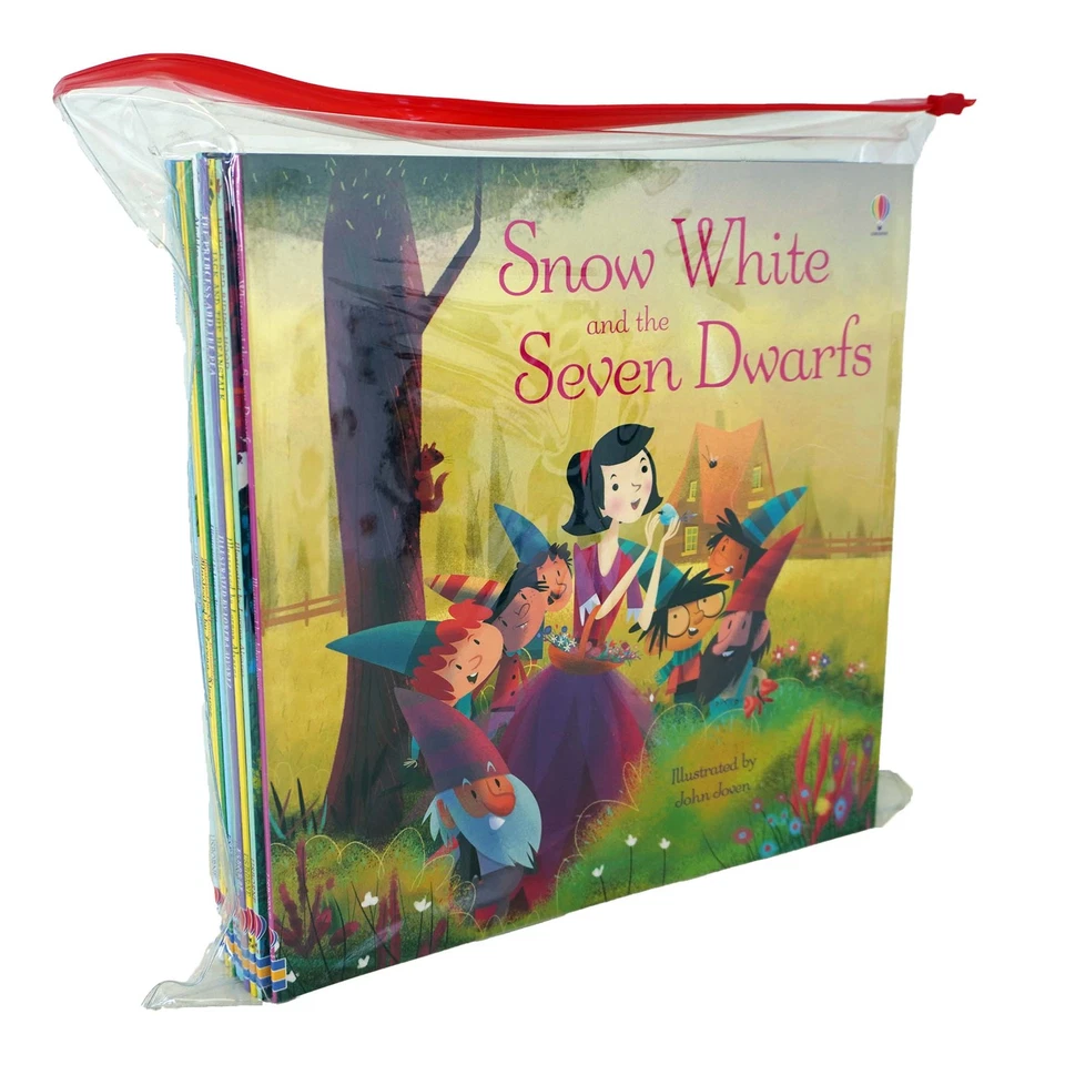 Usborne 10 Picture Children Books Collection Set Cinderella Snow White