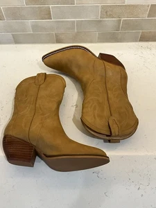 A RIDER GIRL - Größe 6 stilvolle hellbraune Cowboystiefel - Bild 1 von 12