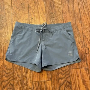 Body Glove Womens Shorts Size S Blue Swimwear Drawstring Pockets Beach Vacation - Picture 1 of 14