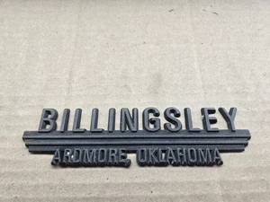 Billingsley Ford Ardmore Oklahoma Car Dealership Dealer Emblem Badge Logo Name  - Foto 1 di 2