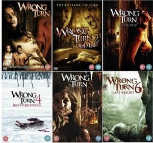 WRONG TURN 1-6 COMPLETE DVD COLLECTION Season 1 2 3 4 5 6 Brand New Sealed UK R2 - Picture 1 of 1