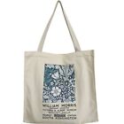 Square Shape Vintage Flower Garden Handbag Printing Large Tote Bag