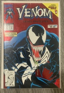 VENOM LETHAL PROTECTOR #1 COMIC red foil 1st solo marvel - Picture 1 of 2