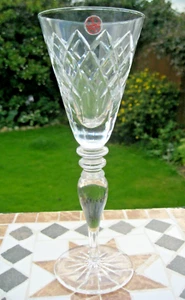 Cumbria Crystal Buttermere? Pattern Baluster Wine Goblet Glass**New & Labelled** - Picture 1 of 21