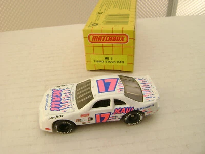 1991 MATCHBOX SUPERFAST MB 7 T-BIRD STOCK CAR 17 MAUI NEW IN BOX - Image 1 of 3
