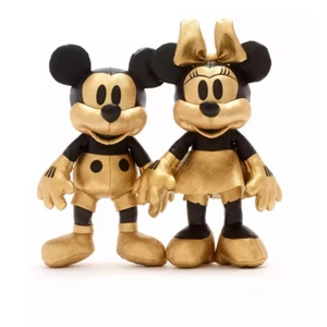 50th Anniversary WDW Limited Release Mickey and Minnie LUXE Plush BoxDMG - Picture 1 of 11