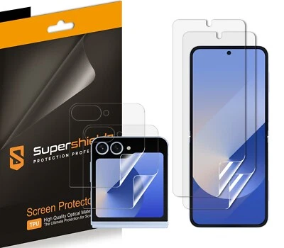 2X Supershieldz Clear Screen Protector for Samsung Galaxy Z Flip 6 (TPU)