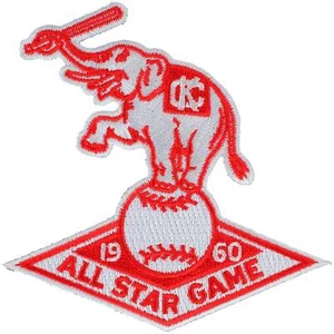 1960 MLB All Star Game In KC Kansas City A's Memorial Jersey Logo Emblem Patch - Picture 1 of 2