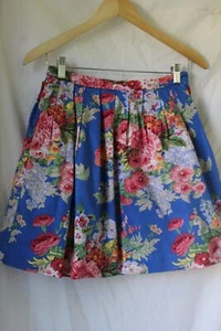 Polo Ralph Lauren Girls 16 Blue Floral Skirt - Picture 1 of 4
