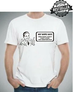 MOANING WIFE T-Shirt Tee / Says I Don't LIst / Lustig / Weihnachten / Geburtstag / S-XXL - Bild 1 von 12