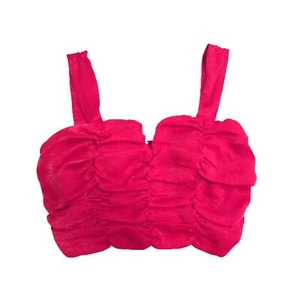 Rabbit Rose ärmelloses rotes Damen Top M - Bild 1 von 3