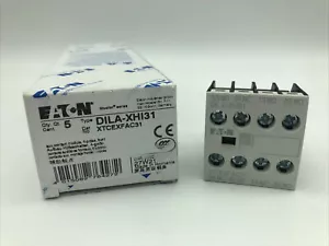 ELECTRICAL CONTACTOR EATON MOELLER DILA-XHI31 XTCEXFAC31 AUXILIARY CONTACT BLOCK - Picture 1 of 1