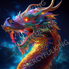 Dragon - Digital AI Art Image (4k HD) High Resolution Print Download