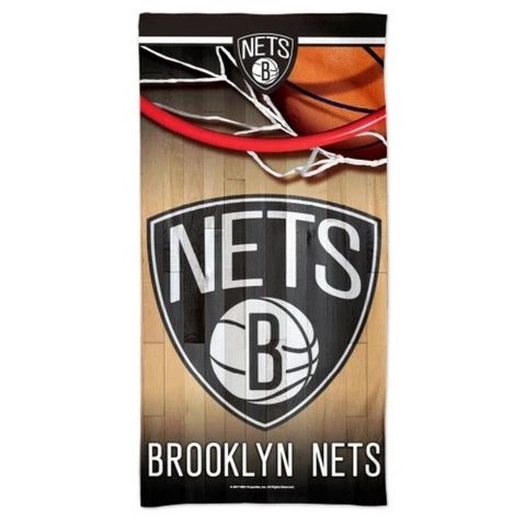 BROOKLYN NETS 30"X60" SPECTRA BEACH TOWEL BRAND NEW WINCRAFT 👀🏀 Cover