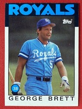 1986 Topps #300 George Brett Kansas City Royals