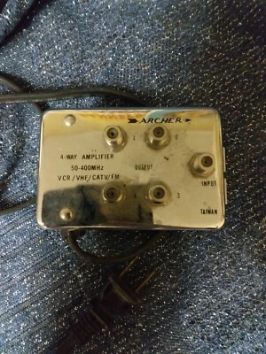 ARCHER 4-Way Distribution Amplifier 15-1119 - Image 1 of 4