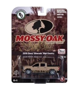 1/64 Big Country Die-Cast – Mossy Oak 2019 Chevrolet Silverado High Country - Image 1 of 3